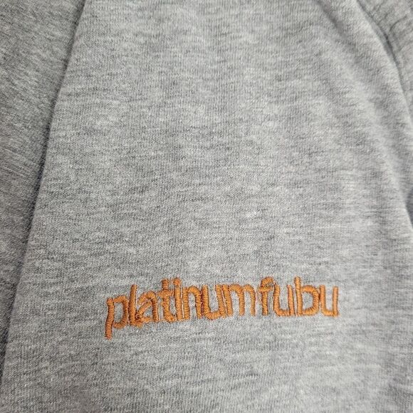 VINTAGE 90s/Y2K Fat Albert x Fubu gray long sleeve shirt XL - Picture 6 of 9